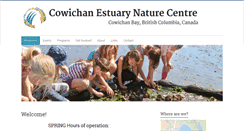 Desktop Screenshot of cowichanestuary.ca